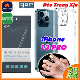 Ốp lưng iphone 13 pro 6.1" silicon dẻo trong suốt