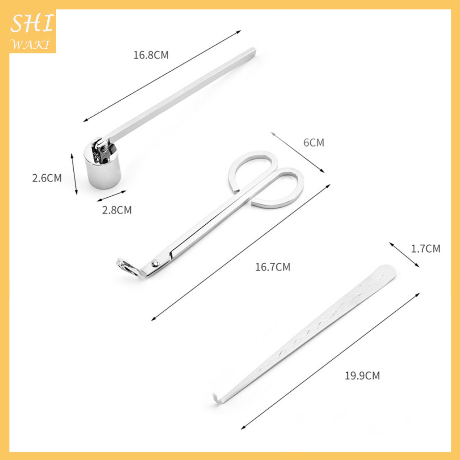 Bộ Dụng Cụ Chăm Sóc Nến 3 Trong 1 | BigBuy360 - bigbuy360.vn