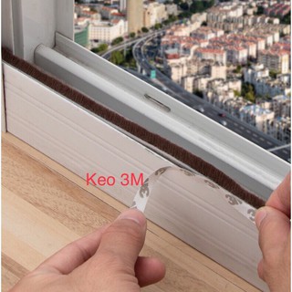 [ 10 Mét ] Ron lông dán keo 3M chống ồn, chống côn trùng