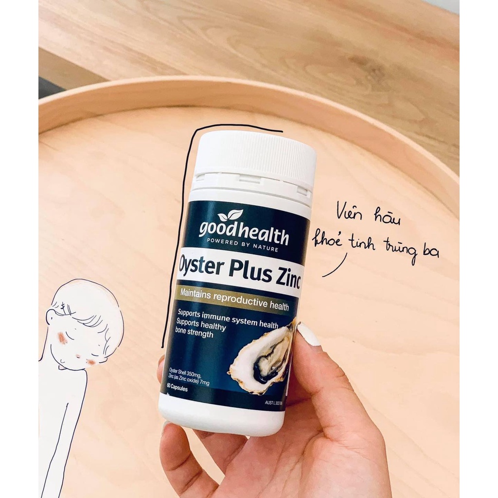 Tinh chất hàu Oyster Plus Zinc Goodhealth tăng cường sinh lý cho nam giới - The Caring Cube