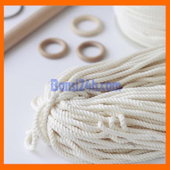 [HOT] Dây thừng macrame cotton size 2mm, 4mm, 6mm..10mm - 1Kgs