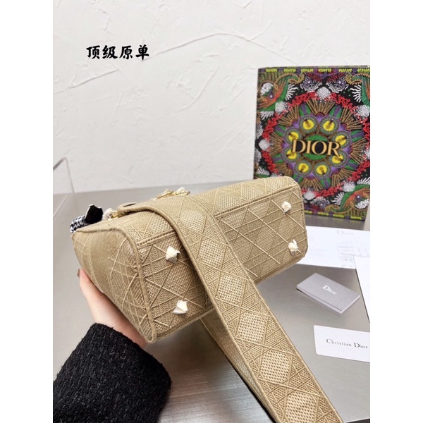 Túi xách Diỏr D-lite thêu sz 24