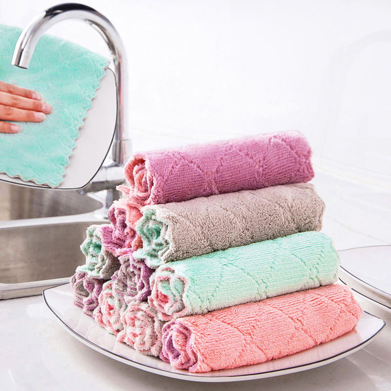 Khăn lau vi sợi làm sạch đa năng dành cho nhà bếp