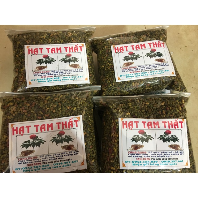 Hạt tam thất 500g