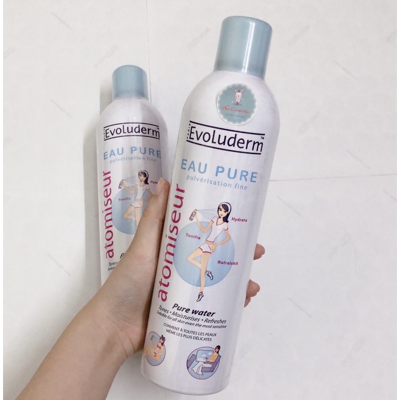 Xịt Khoáng Cung Cấp Ẩm Làm Dịu Da Evoluderm 400ml