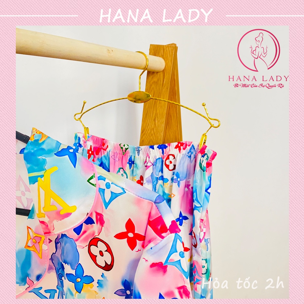 Đồ mặc nhà bigsize - Đồ ngủ pijama lụa ngắn size lớn cao cấp