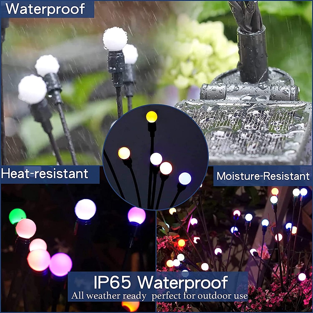 Đèn Lối Đi RGB Sử Dụng Năng Lượng Mặt Trời Dùng Trang Trí Sân Vườn