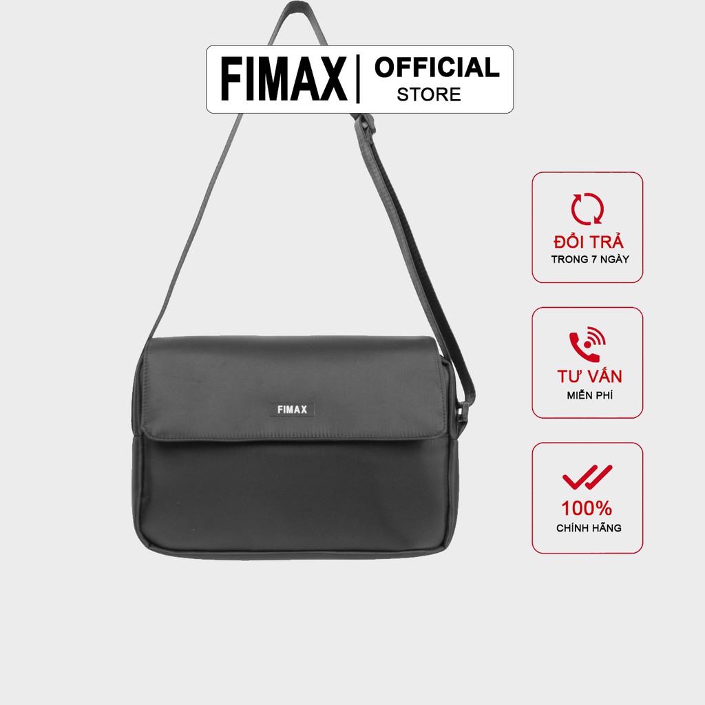 Túi đeo chéo messenger Fimax vải chống nước chống sốc kích thước 28 x22 cm - Túi chéo nam cao cấp bảo hành 12 tháng