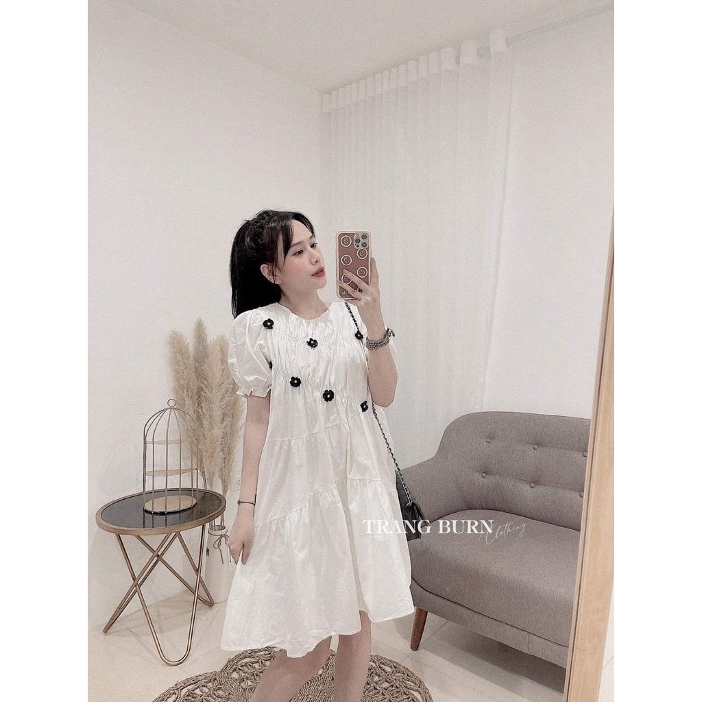 Shop Bầu Xinh Váy bầu đầm bầu cao cấp💕chất kẻ Hàn Châu siêu đẹp❤️free size 43~68kg - Tổng kho váy bầu - HT-Kids