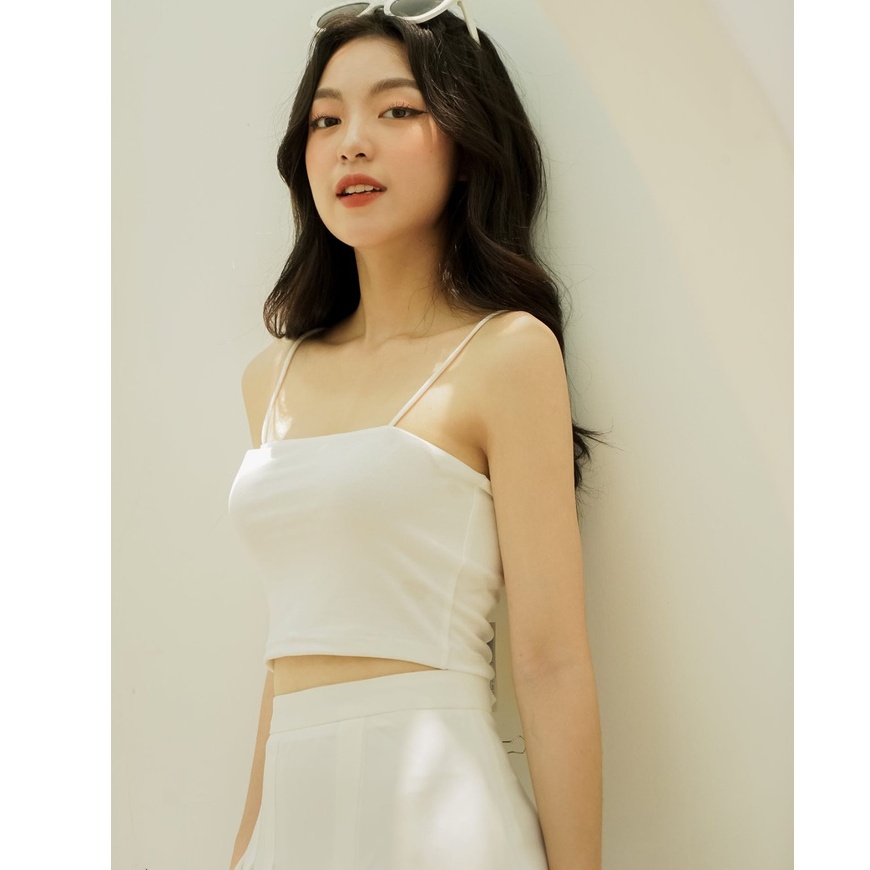 Áo hai dây nữ Méo shop dáng croptop thun tăm form ôm bó ngực Xevia | BigBuy360 - bigbuy360.vn