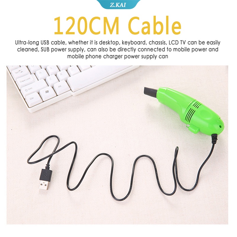 Máy Hút Bụi Bàn Phím Kết Nối USB Thiết Kế Nhỏ Gọn Cho Laptop Máy Tính
