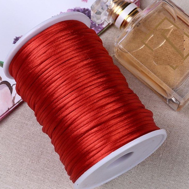 Cuộn 100m Dây Tim size 2.5mm Làm Vòng Tay Handmade có đủ màu