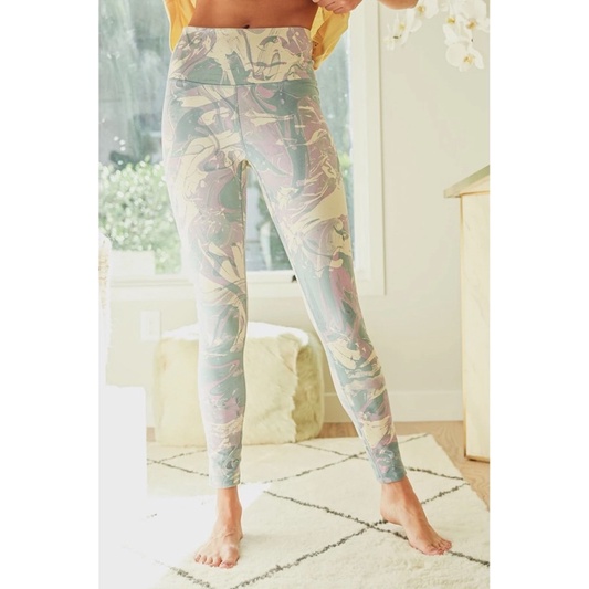 Quần tập Legging Mono B Pacific màu loang