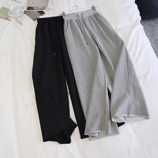 Quần culottes đen/xám