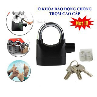 Khóa Cửa Thông Minh, Còi Báo Động, Chống Trộm, Chống Cắt.Kiểu Dáng Hiện Đại - Bảo hành 1 đổi 1