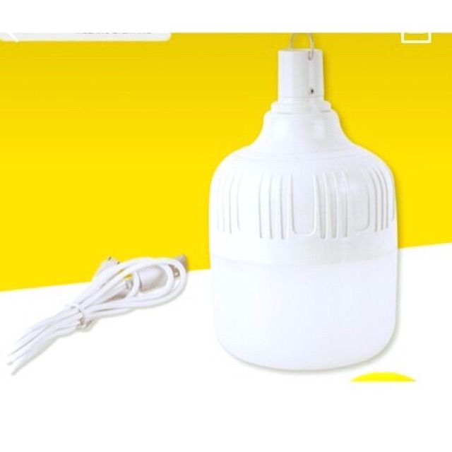 Bóng đèn tích điện 40W kèm sạc USB . Chiếu sáng 5h