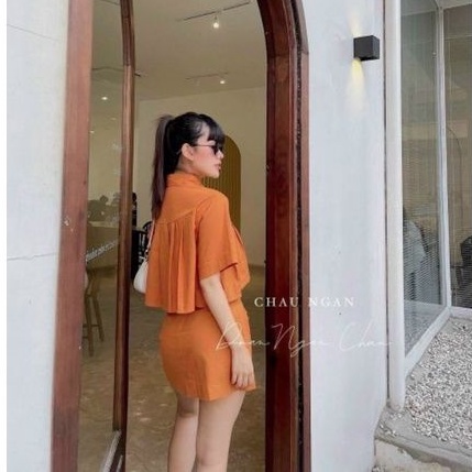 SET Áo &quot;Bigsize&quot; Xếp Ly Chất Cotton Mỹ