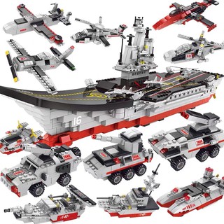 Có sẵn ✨ lắp ráp lele brother 8565 tàu sân bay liaoning china 25in1 ✨ 1.265pcs
