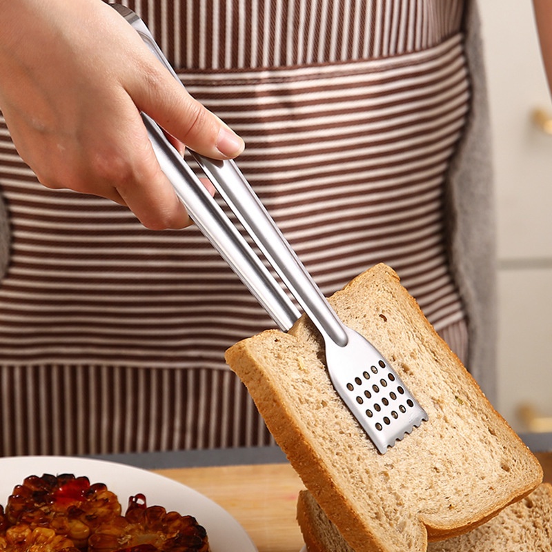 Kẹp Gắp Thức Ăn Bằng Thép Không Gỉ Cách Nhiệt Chống Trượt Tiện Dụng Cho Nhà Bếp