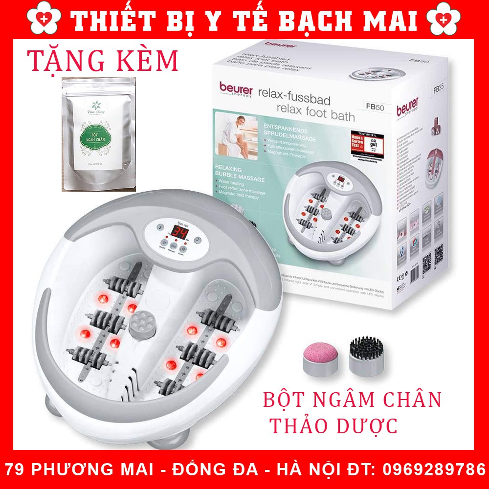 Bồn Ngâm Chân Beurer FB50 - Massage Sục Sủi Hồng Ngoại Làm Nóng