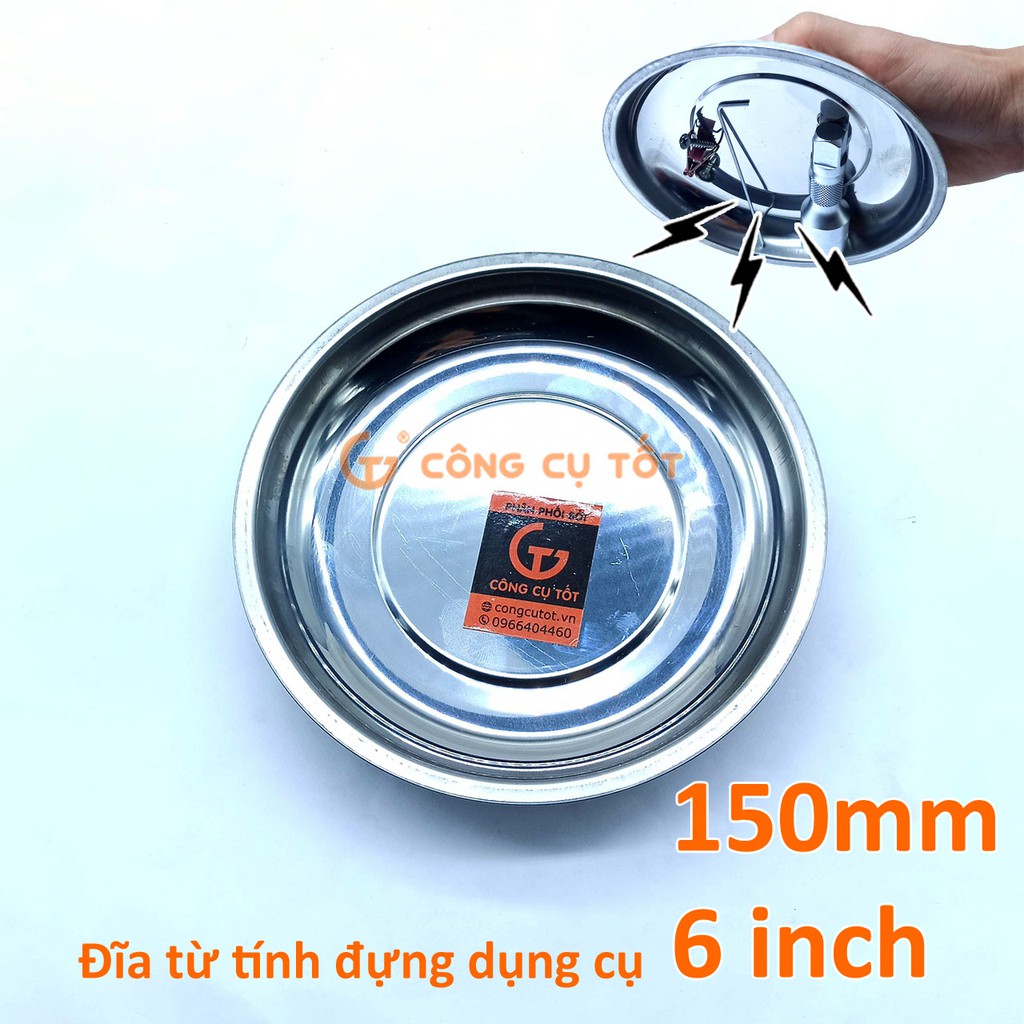 Đĩa dụng cụ từ tính 6 inch 150mm