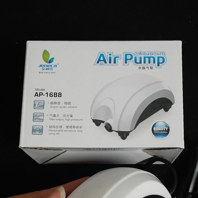 Máy sủi oxy thế hệ mới Jeneca AP-1688 cho bể mini.