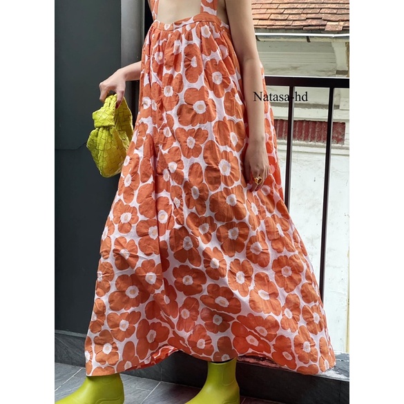 THANH LÝ Đầm dây hoa Local brand