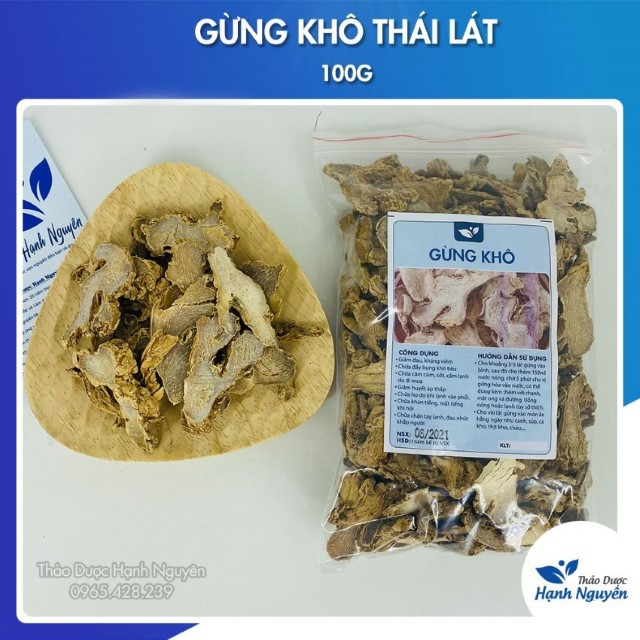 Gừng khô 100g (Can khương)
