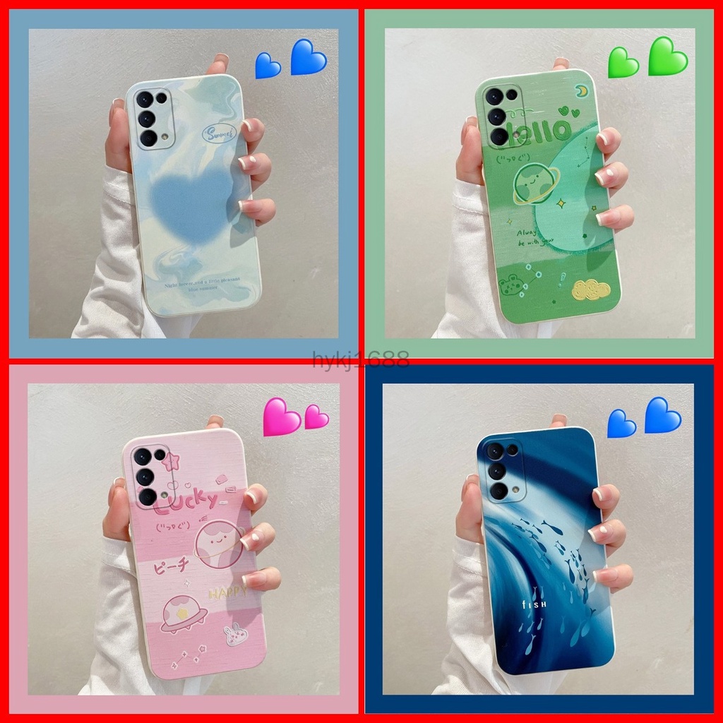 Ốp Lưng OPPO Reno 5 Ốp Điện Thoại tpu Silicon Mềm Họa Tiết Tranh Sơn Dầu Cho OPPO Reno 5 Reno5