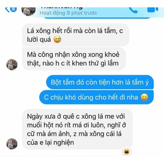 [1kg] LÁ XÔNG TẮM DAO ĐỎ