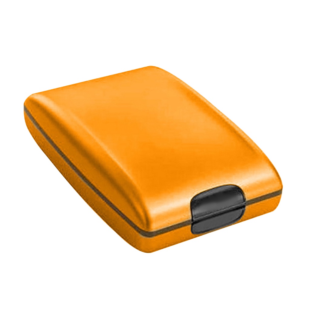 Smart Wallet Blocking Credit Card Holder Case Aluminum Waterproof Deposit Withdrawal Notecase