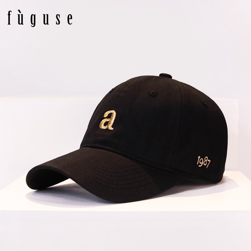 Mũ Lưỡi Trai Nón Kết Thêu Chữ A Fashion Phong Cách Ulzzang Form Unisex Nam Nữ - Hazo