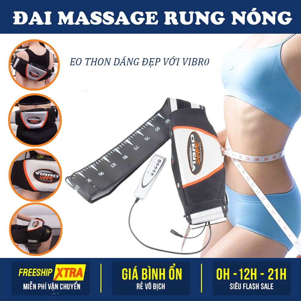 ĐAI MASSAGE, ĐAI MASSAGE RUNG NÓNG GIẢM MỠ BỤNG VÀ TOÀN THÂN AN TOÀN, HIỆU QUẢ. BẢO HÀNH UY TÍN. MUA NGAY!