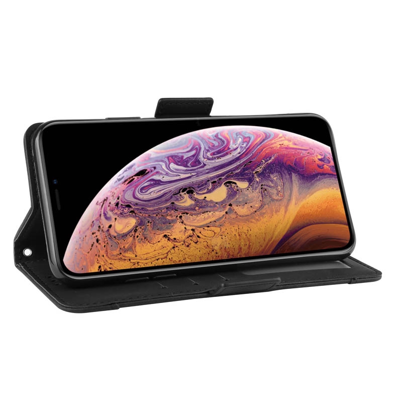 Bao da điện thoại chất PU kiêm ví gập đựng thẻ nam châm cho iPhone 11 Pro XS Max 7 8 Plus XR X | BigBuy360 - bigbuy360.vn