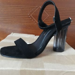 Giày sandals quai ngang gót trụ trong 7p