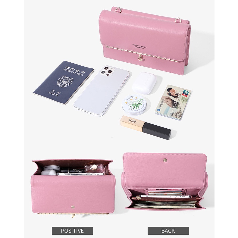 Túi đeo chéo PERFECT FOR YOU 6966-002 phong cách công sở thời trang cao cấp cho nữ