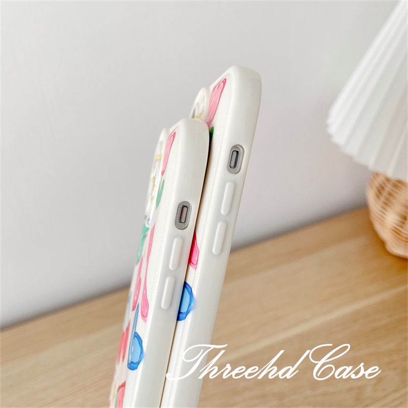 Ốp Điện Thoại TPU Mềm Đệm Khí Chống Rơi In Hình Cherry Cho iPhone 14 13 12 11 Pro Max SE 2020 X Xr Xs Max 8 7 6 6s Plus