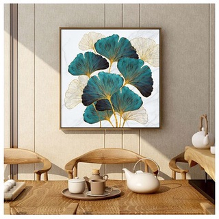 Tranh thêu chữ thập lá bạch hỏa kt  50x50 cm/ 60x60 cm THÊU KÍN