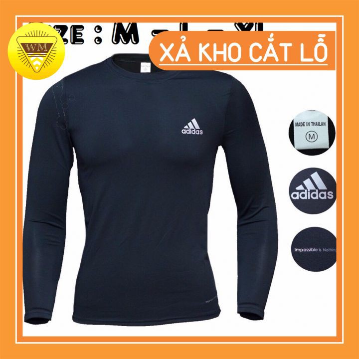 Áo lót body giữ nhiệt cao cấp tập gym🔥[SALE]🔥, chơi bóng đá, đi chơi màu đen. | BigBuy360 - bigbuy360.vn
