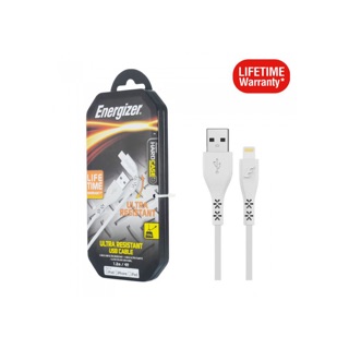 Cáp Lightning Energizer Siêu Bền 1.2m - LIFETIME WARRANTY - C41UBLIG
