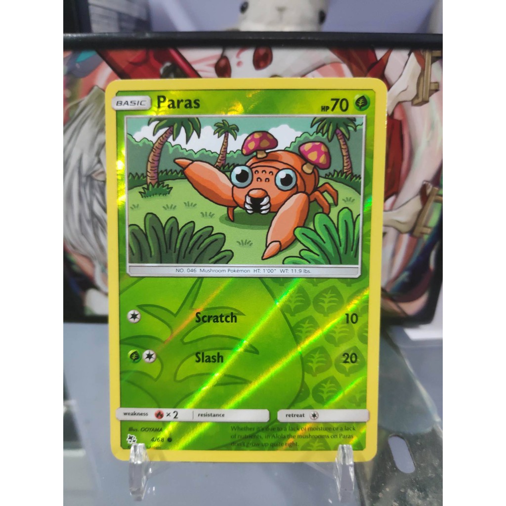 [ Dưa Hấu Yugioh ] Lá bài thẻ bài Pokemon Paras