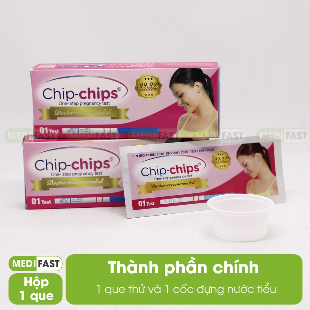 Que thử thai Chip Chip - Giao hàng kín đáo, che tên -Test Chipchip của Dược Nhất Nhất