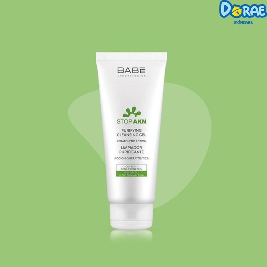✅ Gel rửa mặt dịu nhẹ Babe Stop AKN Purifying Cleansing Gel