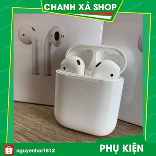 Tai nghe Bluetooth Airpods 2  (Tai Nghe TWS Airpod 2) Đổi Tên - Định Vị ,Và Vỏ ốp lưng Case Airpod Airpods 1 2 Iphone