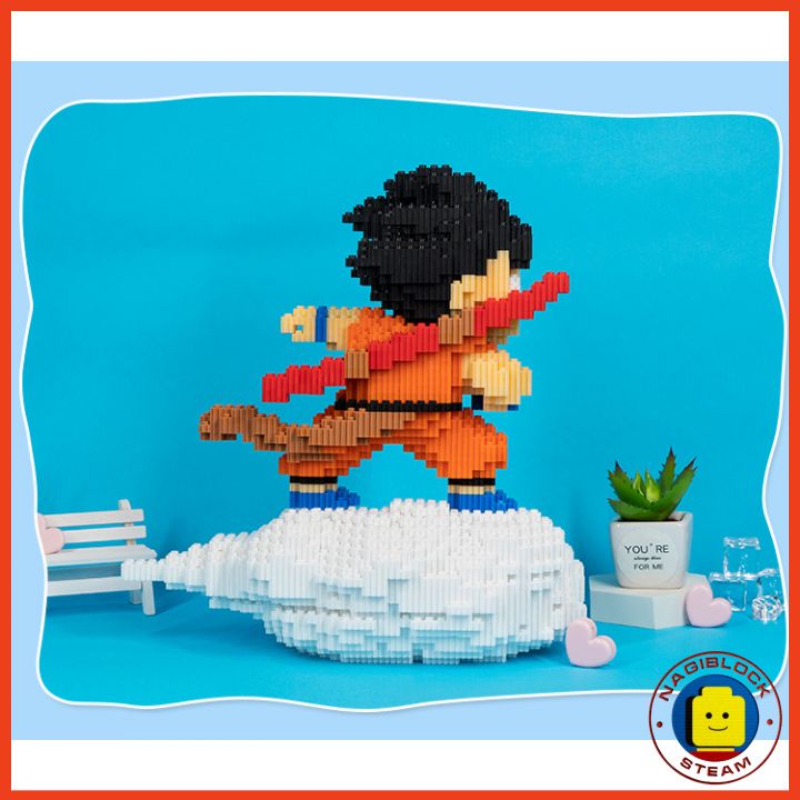 Mô hình lắp ráp GOKU DRAGON BALL 6380 cao 30cm 5057pcs