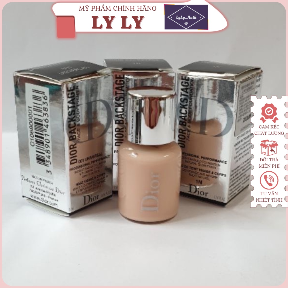 Kem Nền trang điểm ⚡ CAM KẾT CHẤT LƯỢNG ⚡ Kem nền Di or Backstage Face & Body 1N 5ml mỏng nhẹ, che phủ tốt, tự nhiên