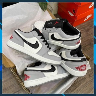 Giày sneaker 𝐍𝐈𝐊𝐄 air 𝐉𝐎𝐑𝐃𝐀𝐍 𝟏 low xám cổ thấp cao cấp full size nam nữ
