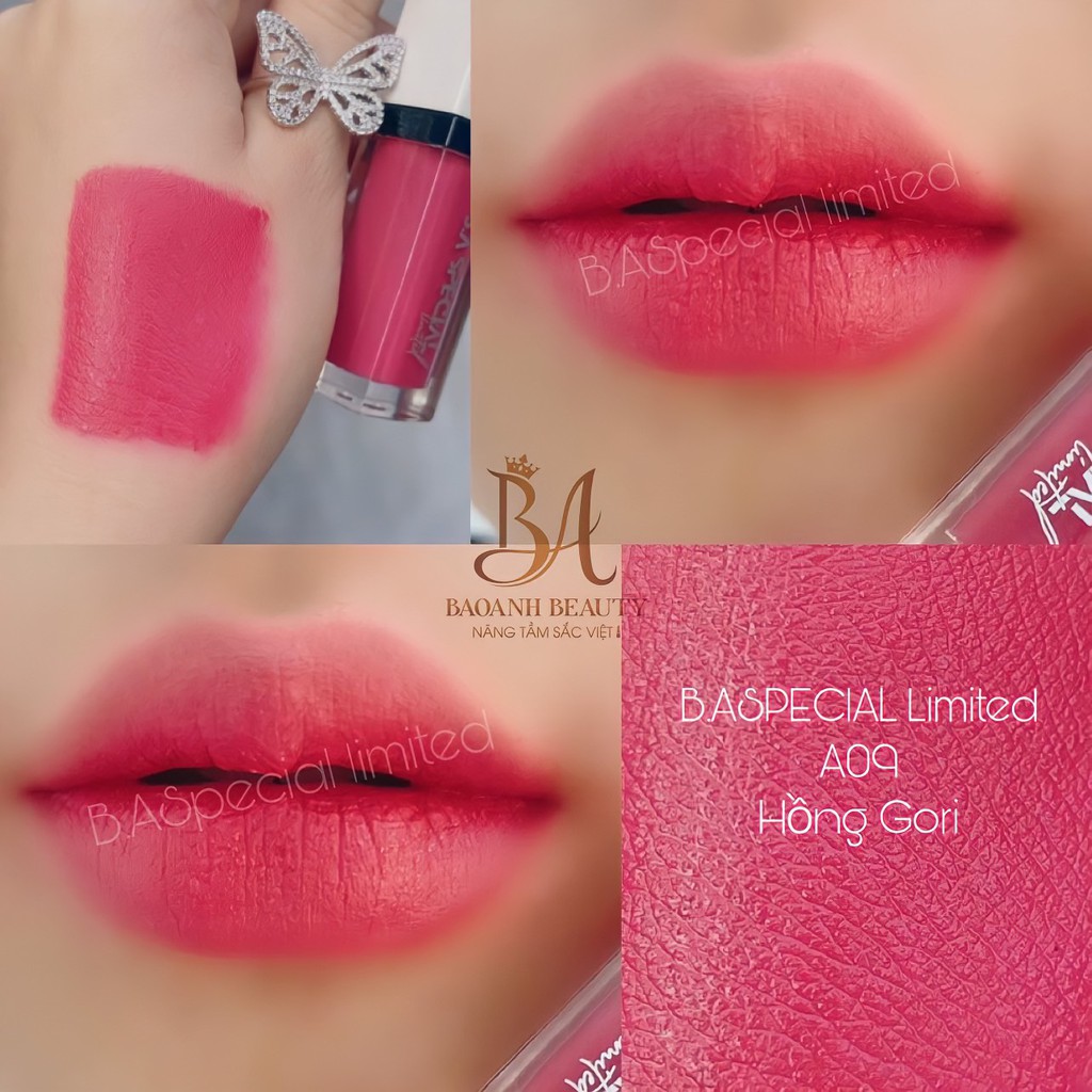 HOT TREND 2021 [A09 Hồng Gori] Son B.A Special Limited – Son Hữu Cơ Không Chì Siêu Lì – Màu Son Ngọt Ngào Tươi Sáng | BigBuy360 - bigbuy360.vn