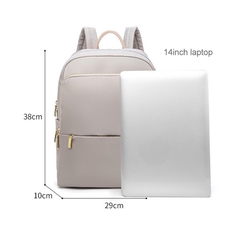 Leacat Balo đựng laptop cỡ 14inch thiết kế thời trang cho nữ