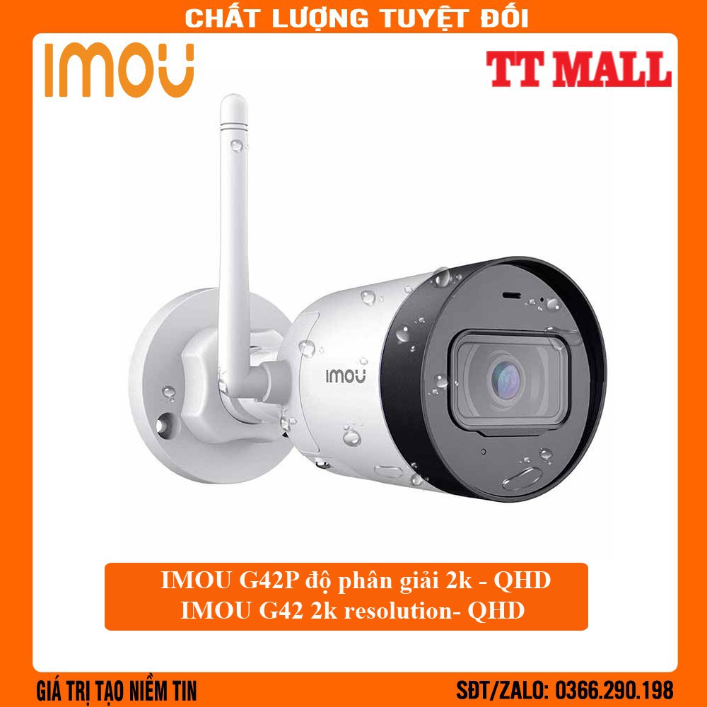 Camera IP WIFI Imou G42p , D42p độ nét 4MP QHD Siêu nét chính hãng dahua bảo hành 2 năm | WebRaoVat - webraovat.net.vn